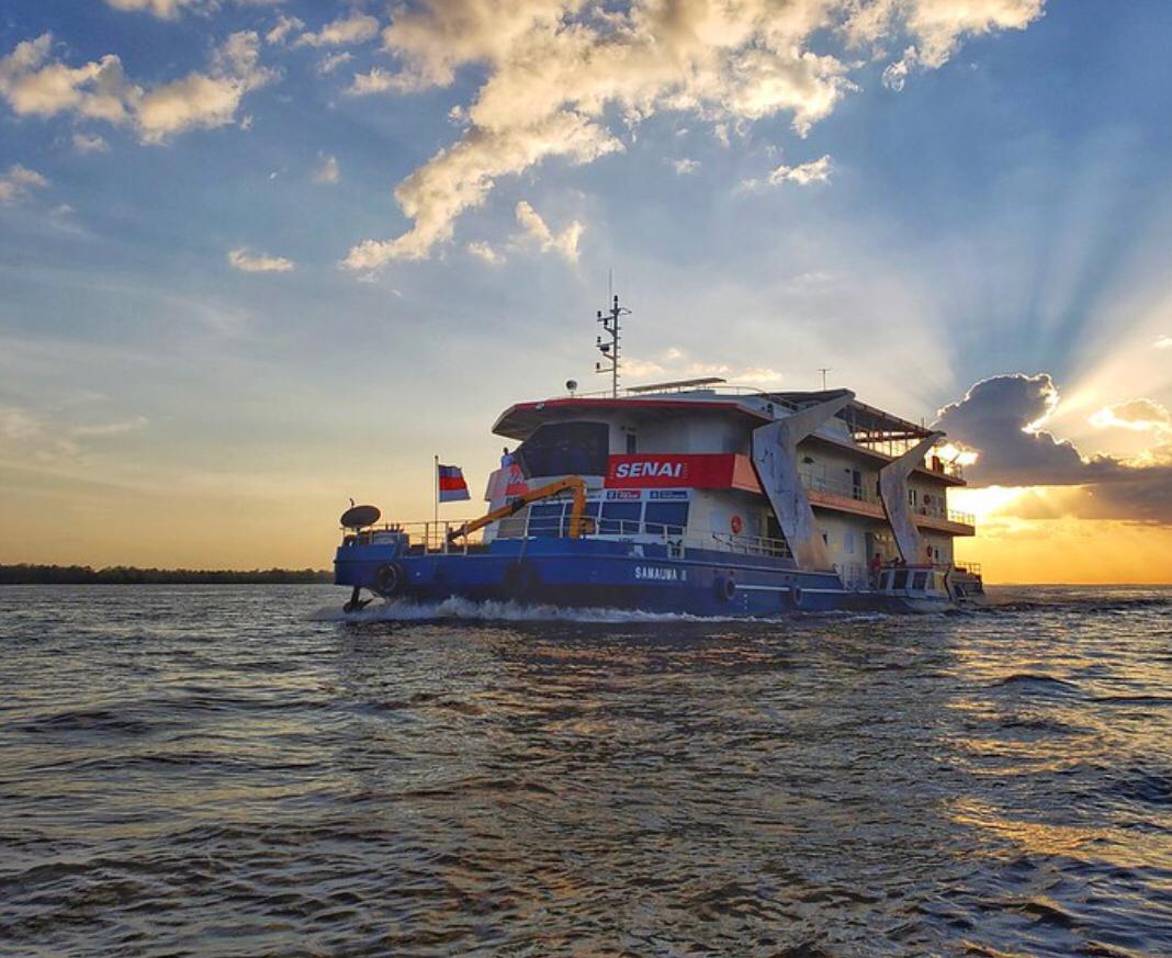 Em Macapá, presidente do Senado visita Barco-Escola do SENAI nesta sexta-feira