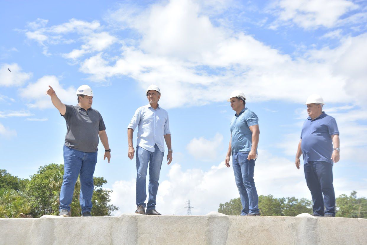 Mobilidade Urbana: Davi inspeciona obras nas rodovias Norte-Sul e Viaduto da integração