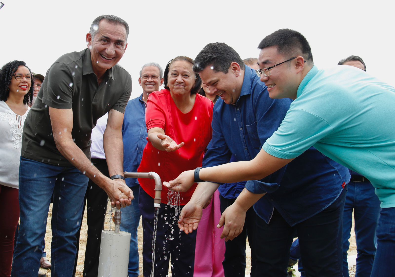 Na busca por soluções para a salinização das águas do Bailique, Davi, Waldez e Clécio reúnem-se com especialistas no Rio Grande do Norte