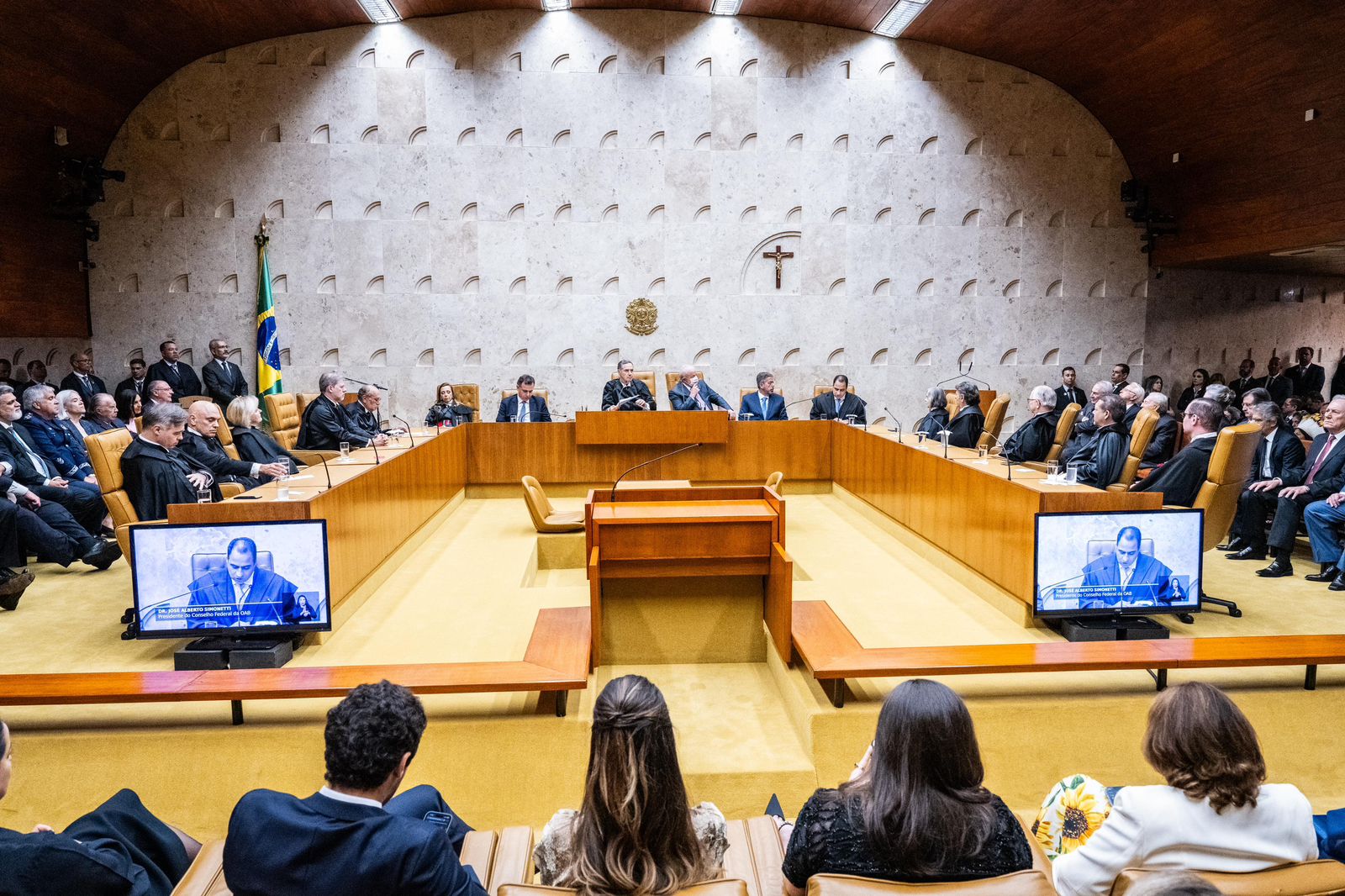 Sessão solene de posse do ministro Luís Roberto Barroso como o novo presidente do Supremo Tribunal Federal (STF) e do Conselho Nacional de Justiça (CNJ)