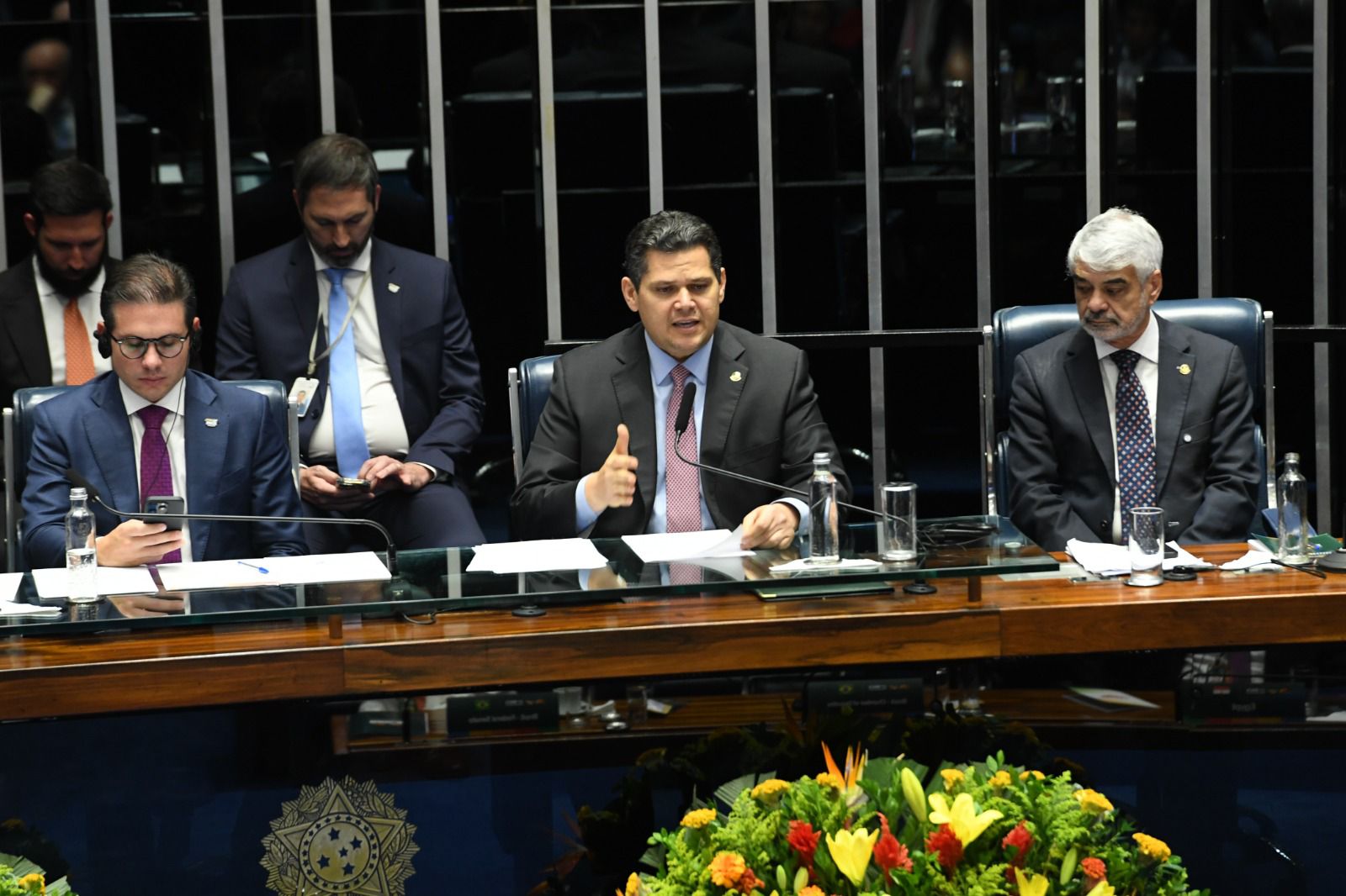 Ao encerrar fórum do Brics, Alcolumbre defende fortalecimento do diálogo e colaboração entre países-membros