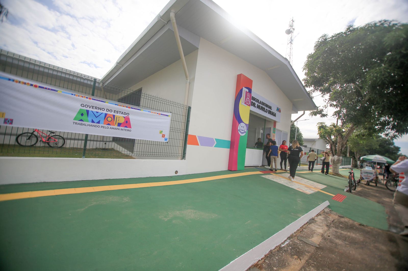 Davi celebra inauguração da Escola Dr. Murilo Braga em Mazagão e reforça prioridade à educação